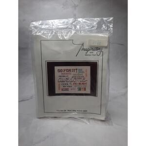 Vintage Imaginating Counted Cross Stitch Kit Totally Awesome 262